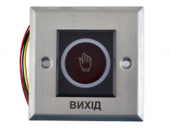 Безконтактна кнопка виходу врізна BMN-01-NO/NC (корпус метал)